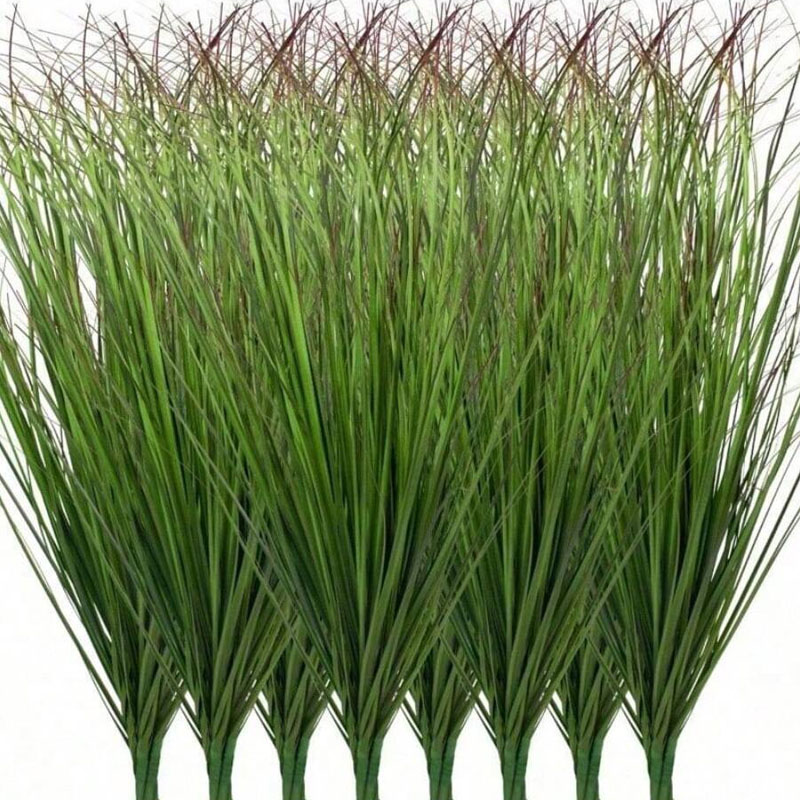 Snake Plant - 12Pcs Artificial Onion Grass Fake Greenery