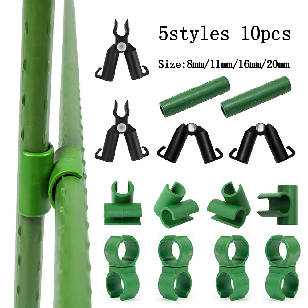 Plant Support Stake - 10PCS Universal Plant Support Clips, Gardening