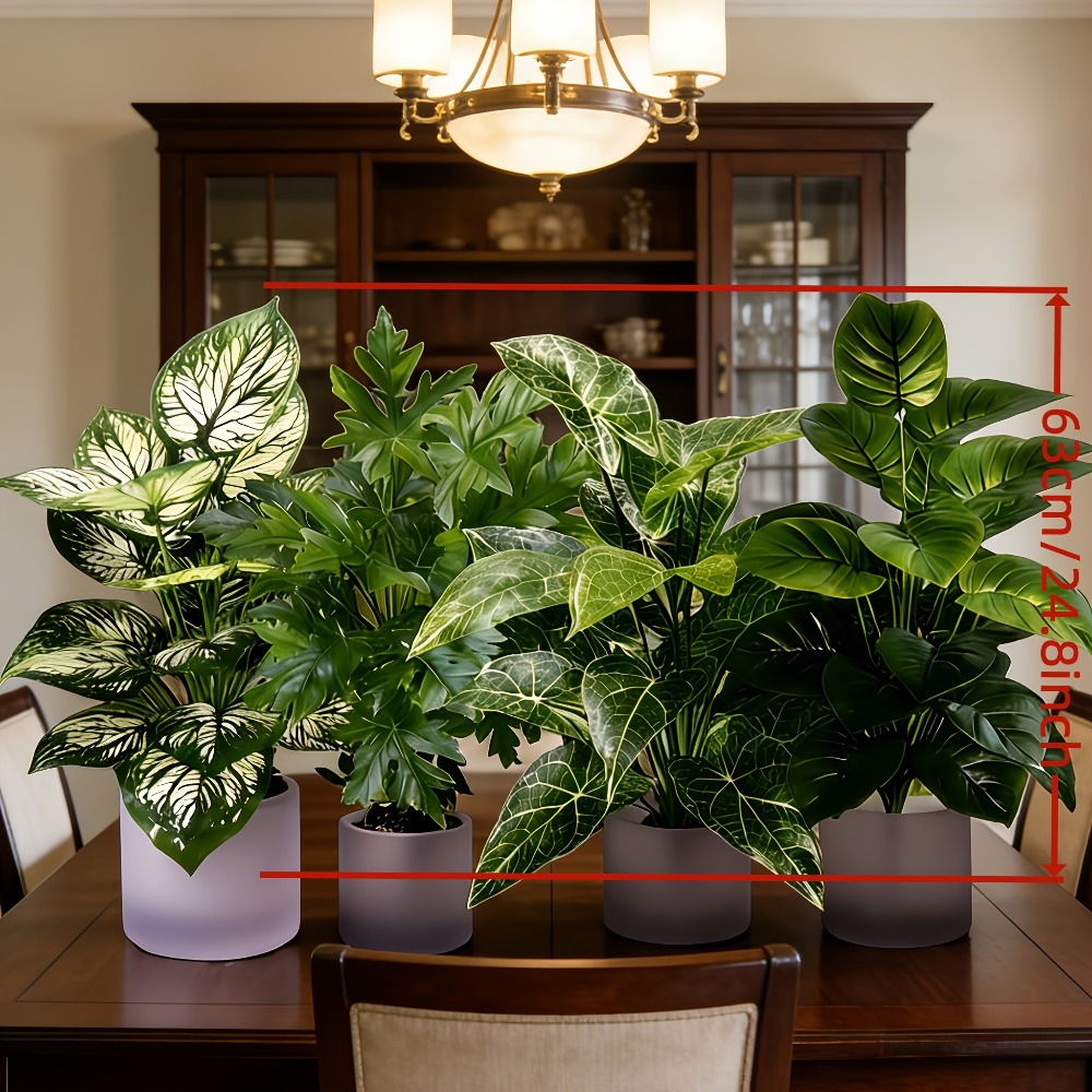 4PC Artificial Plants with 48L - Snake Plant ulasan dan harga