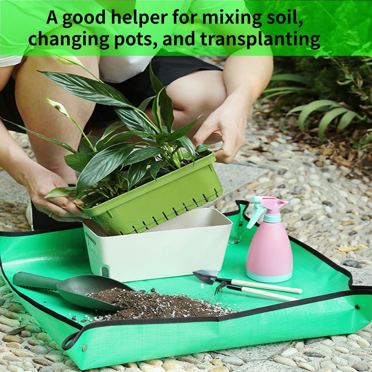 Waterproof Plant Repotting Mat - Repotting Mat ulasan dan harga