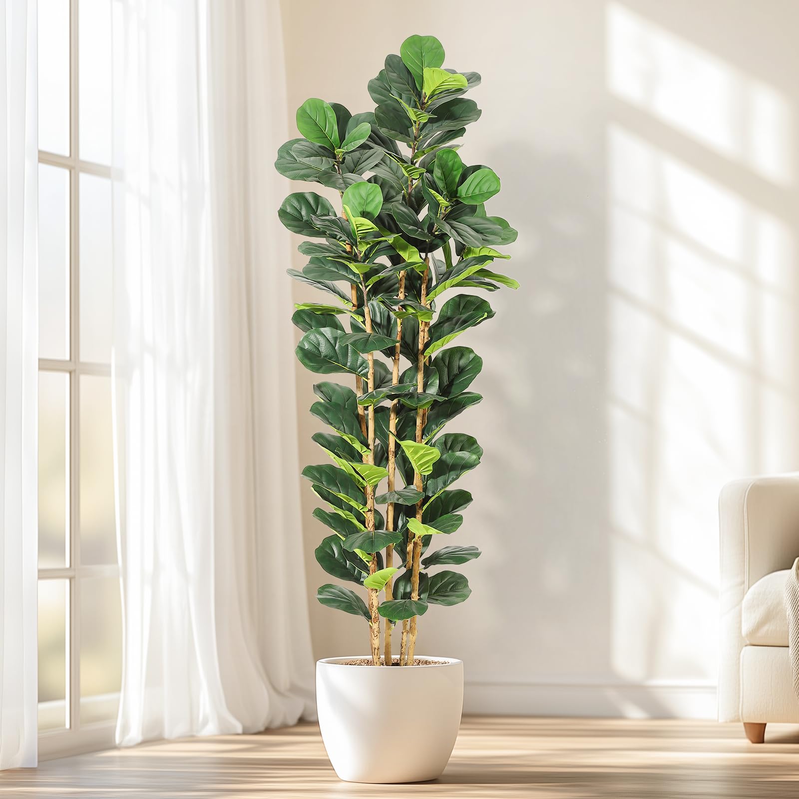 Faux Fiddle Leaf Fig Tree 5/6/ - Fiddle Leaf Fig ulasan dan harga