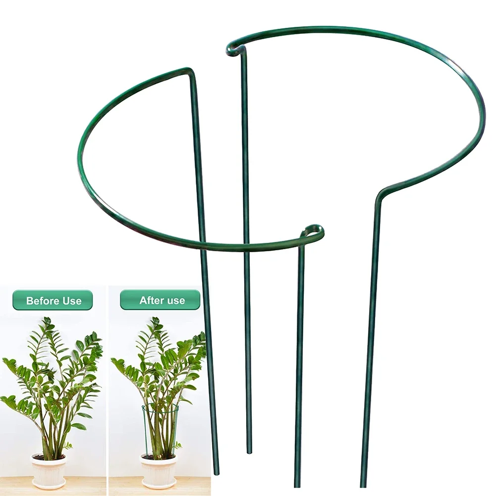 2pcs Sturdy Metal Plant Suppor - Plant Support Stake ulasan dan harga