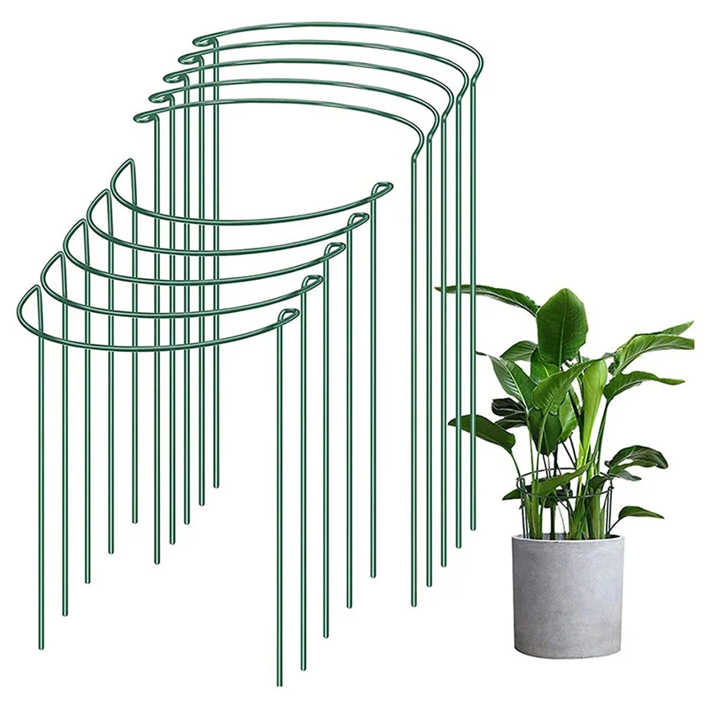 2pcs Sturdy Metal Plant Suppor - Plant Support Stake ulasan dan harga