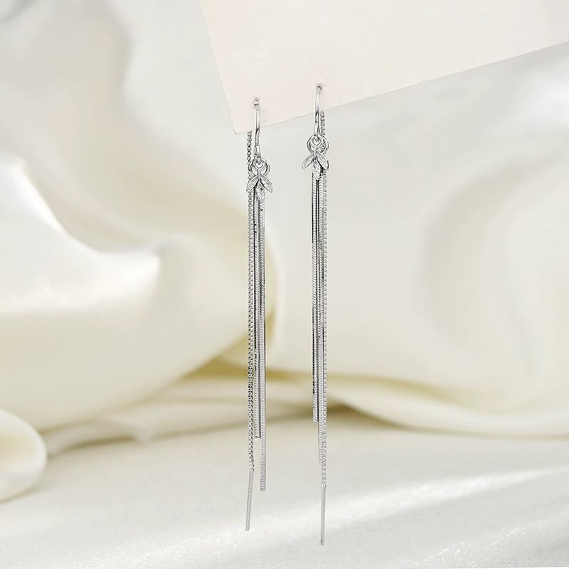 925 Silver Long Tassel Leaf Ea - Snake Plant ulasan dan harga
