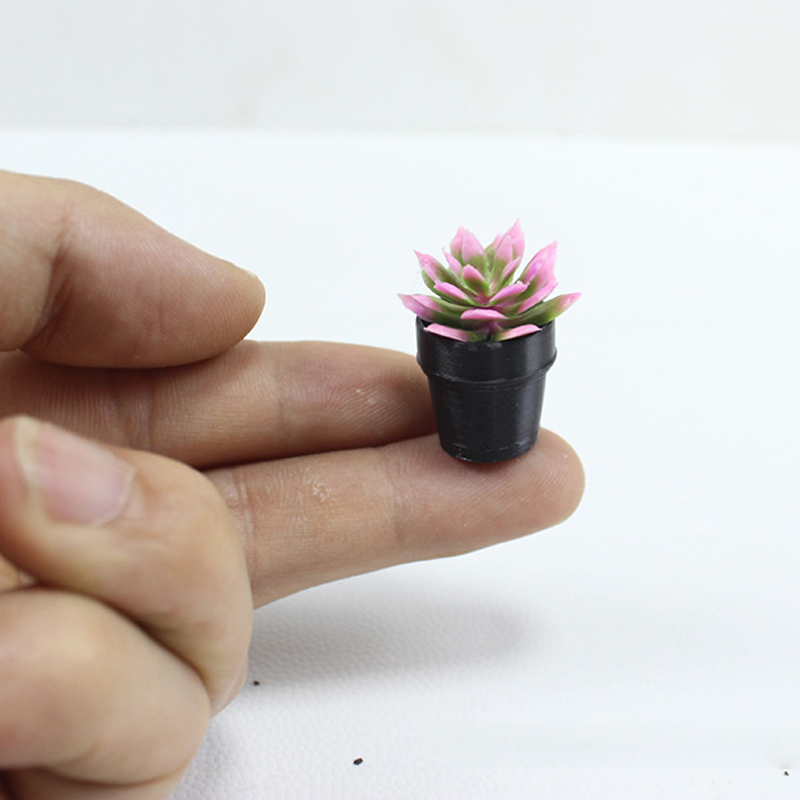 8Pcs Miniature Plastic Potted  - Succulent Set ulasan dan harga