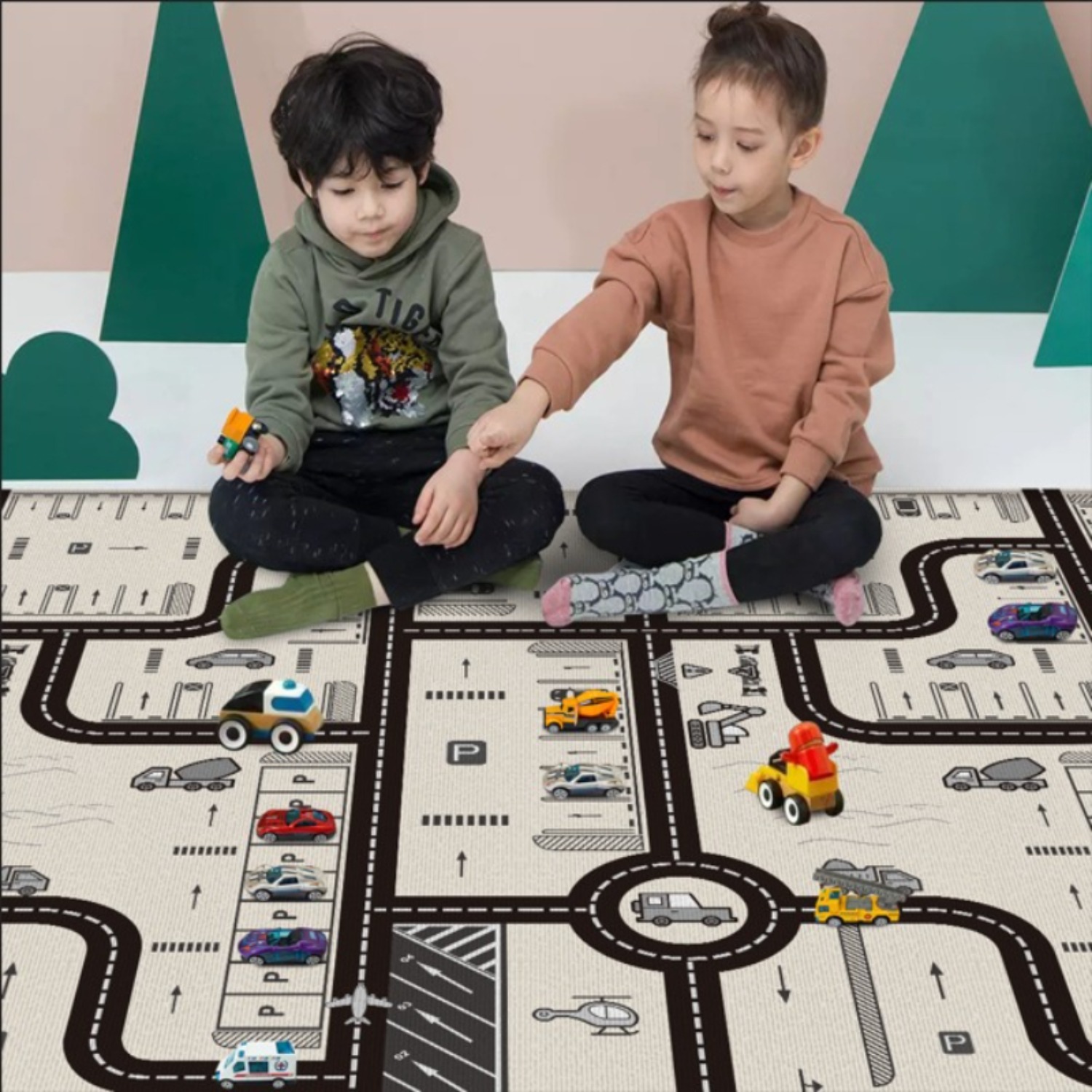 Foldable Baby Play Mat Childre - Repotting Mat ulasan dan harga