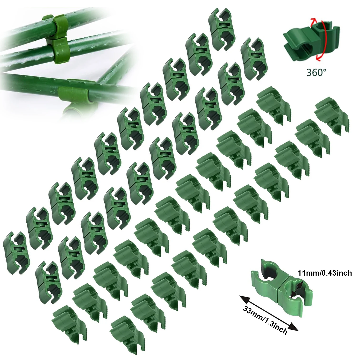 10PCS Universal Plant Support  - Plant Support Stake ulasan dan harga